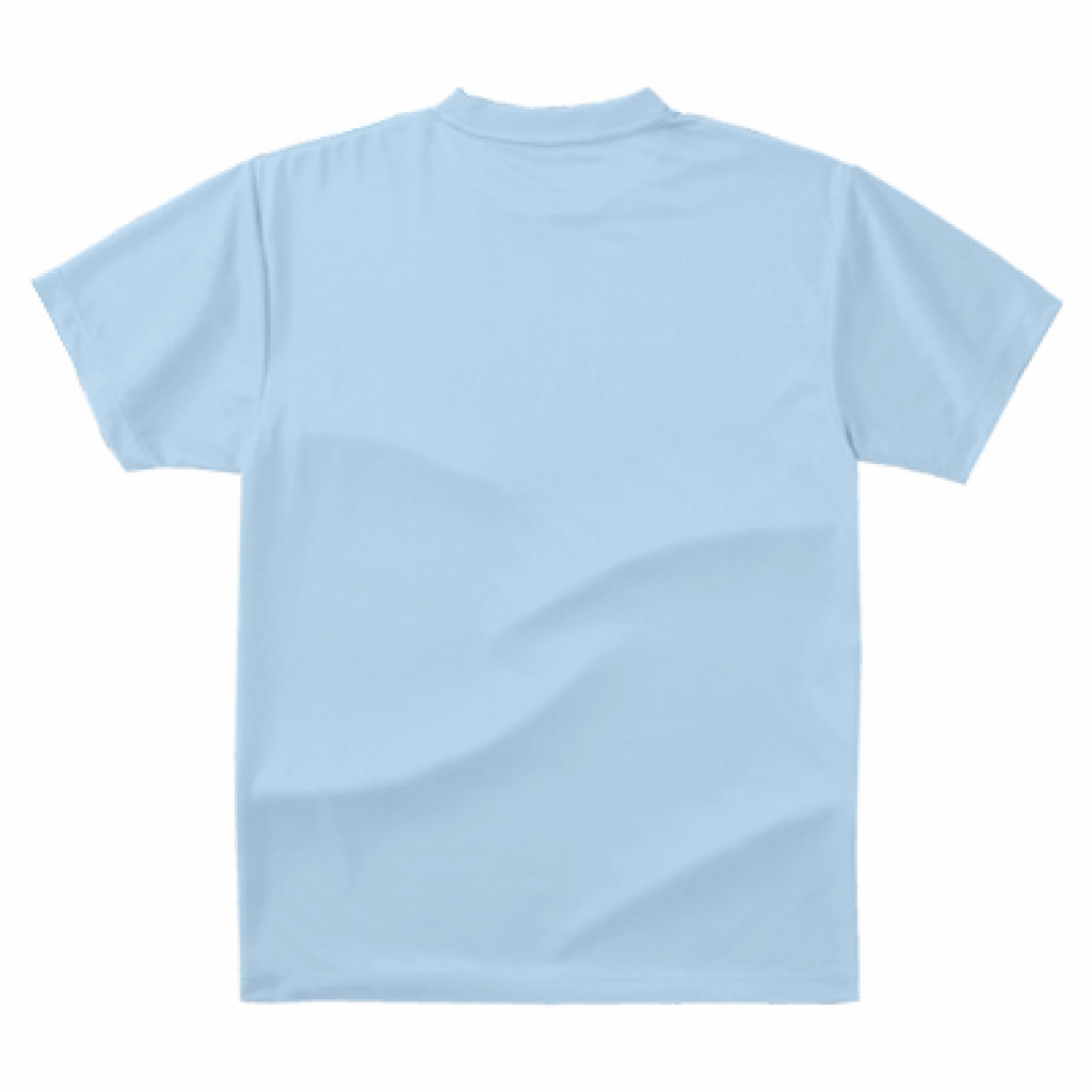 野鳥 Tシャツ(ドライ) 【キセキレイ】(ライトブルー)