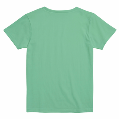 山野草 Tシャツ（レディース）【夏の山野草】（ライトグリーン）