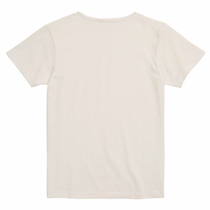山野草 Tシャツ（レディース）【秋の果実】（バニラホワイト）