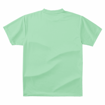 野鳥 Tシャツ(ドライ)  【ヤマガラ】（グリーン）