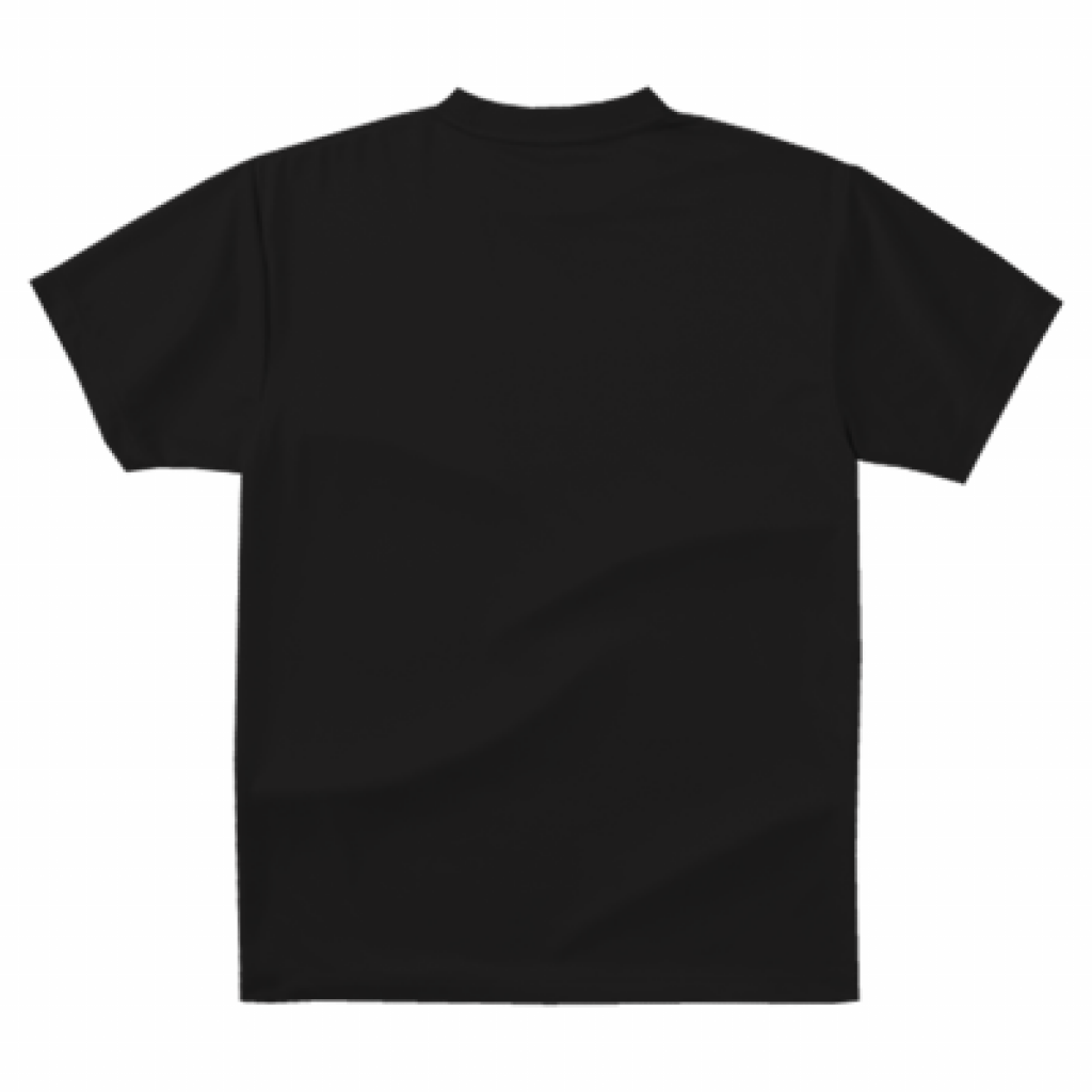 野鳥 Tシャツ(ドライ) 【クロジ】（ブラック）