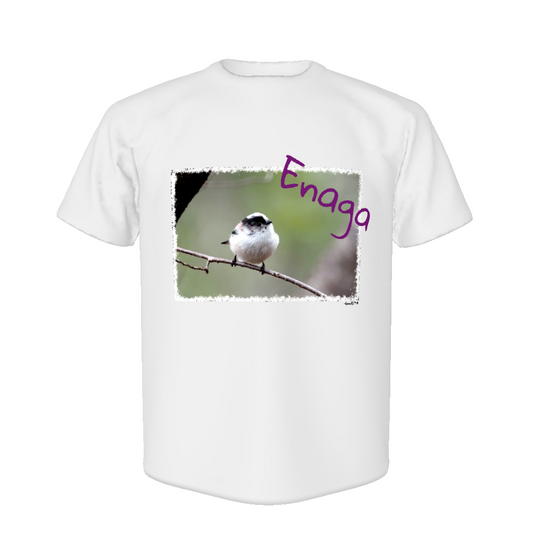 野鳥 Tシャツ(ドライ)  【エナガ】