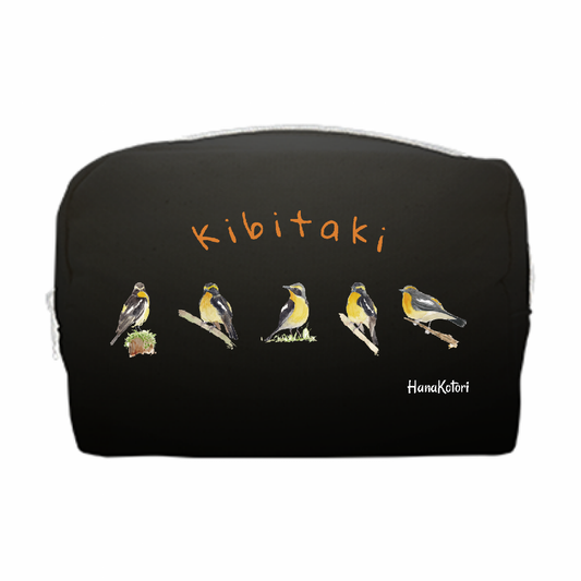 野鳥ポーチ(M) 【キビタキ】
