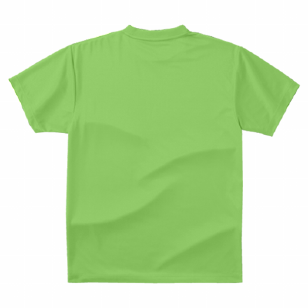 野鳥 Tシャツ（ドライ）　【キビタキ】（ライトグリーン）