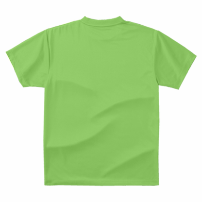 野鳥 Tシャツ（ドライ）　【キビタキ】（ライトグリーン）